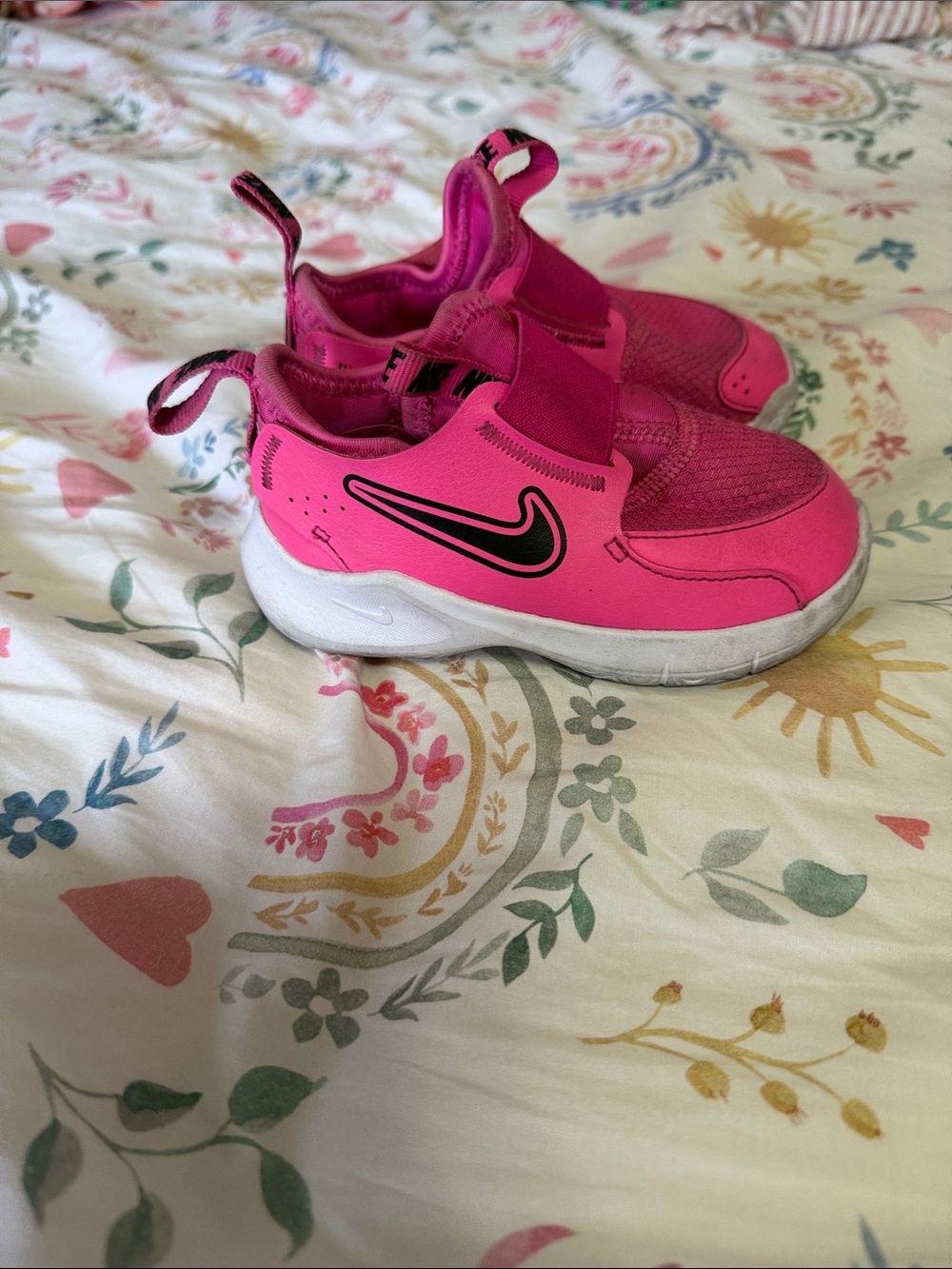 Nike Kids Hot Pink Slip-On Sneakers - Picture 2 of 4